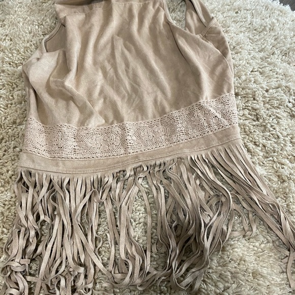 Velvet cream vest - Picture 2 of 2